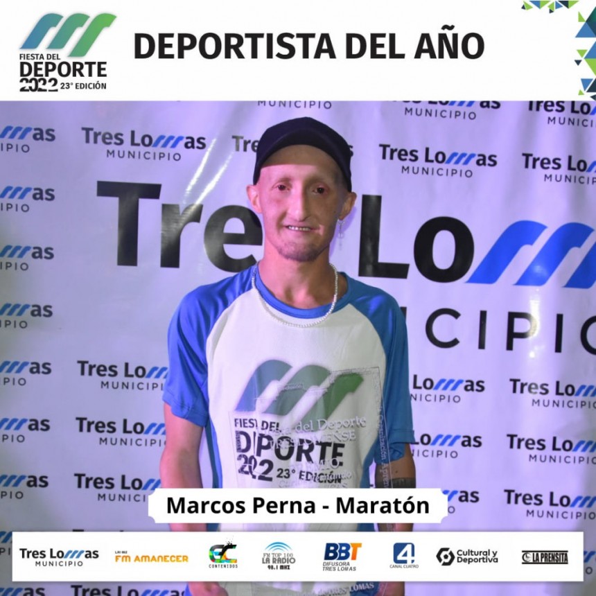 MARCOS PERNA ES EL DEPORTISTA DEL AÑO