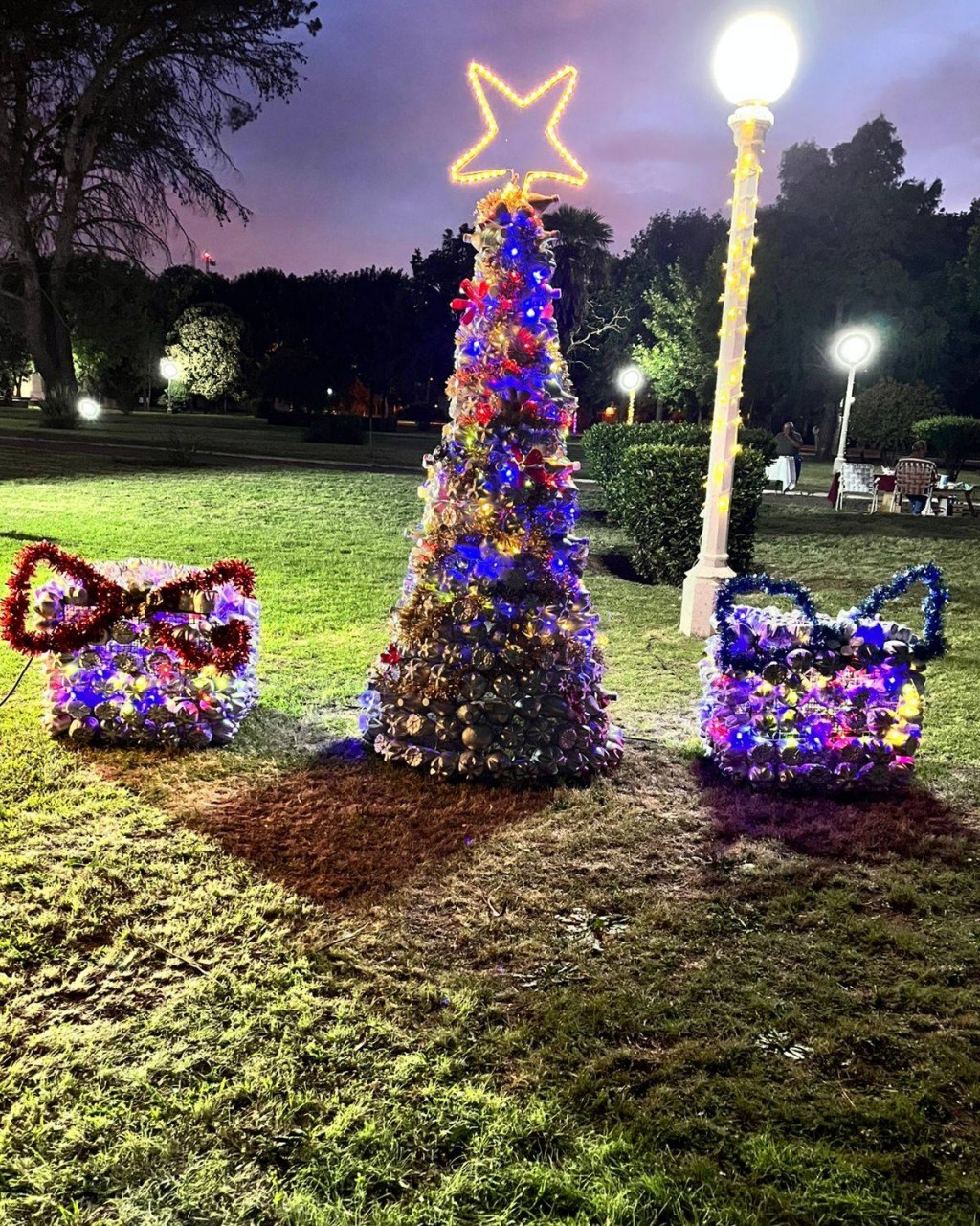 ENCENDIDO DE ÁRBOL NAVIDEÑO EN INGENIERO THOMPSON