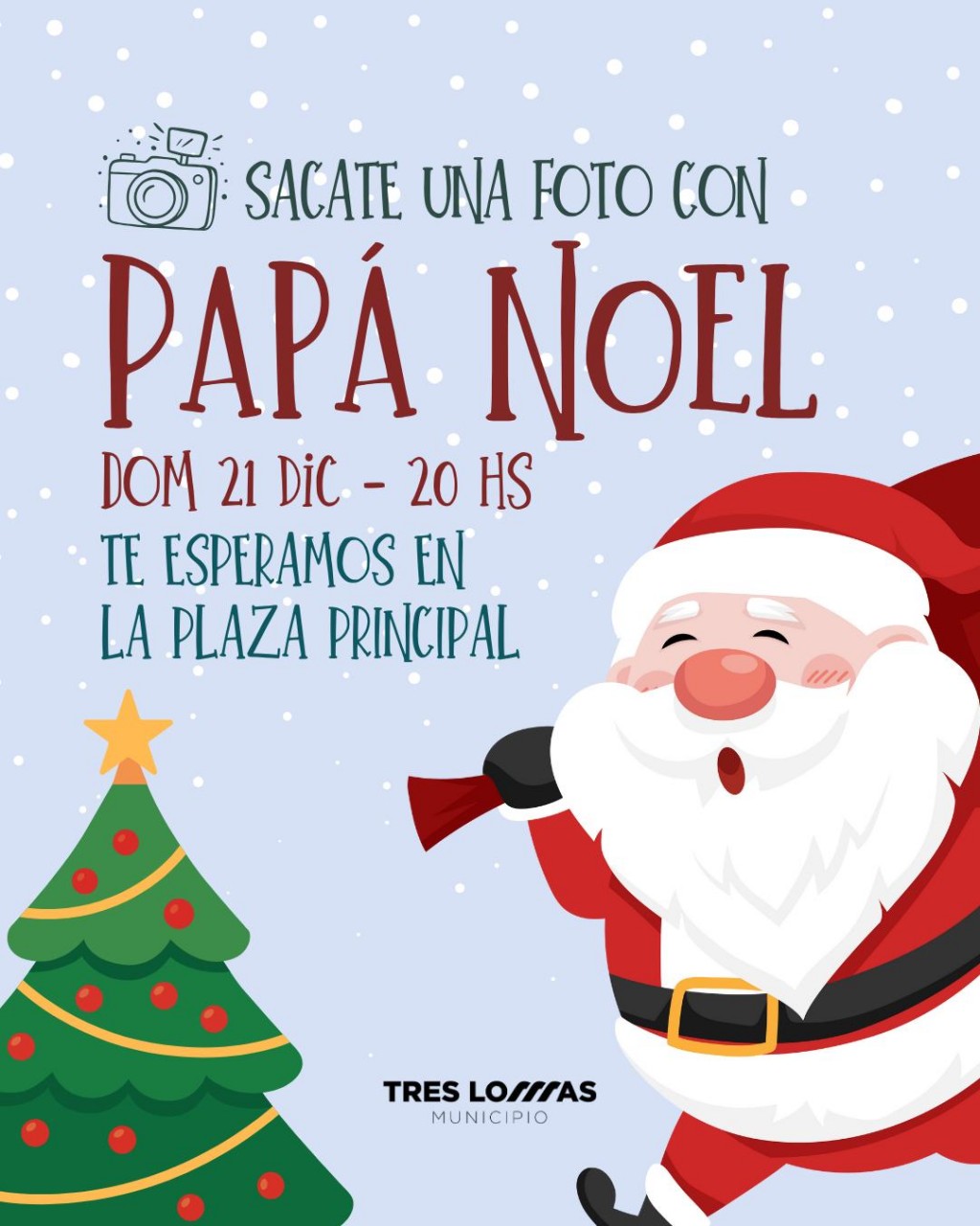 FOTO CON PAPÁ NOEL Y CONCIERTO DE LA ESPERANZA