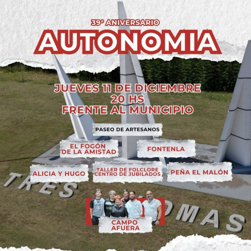 39° ANIVERSARIO DE LA AUTONOMÍA DISTRITAL