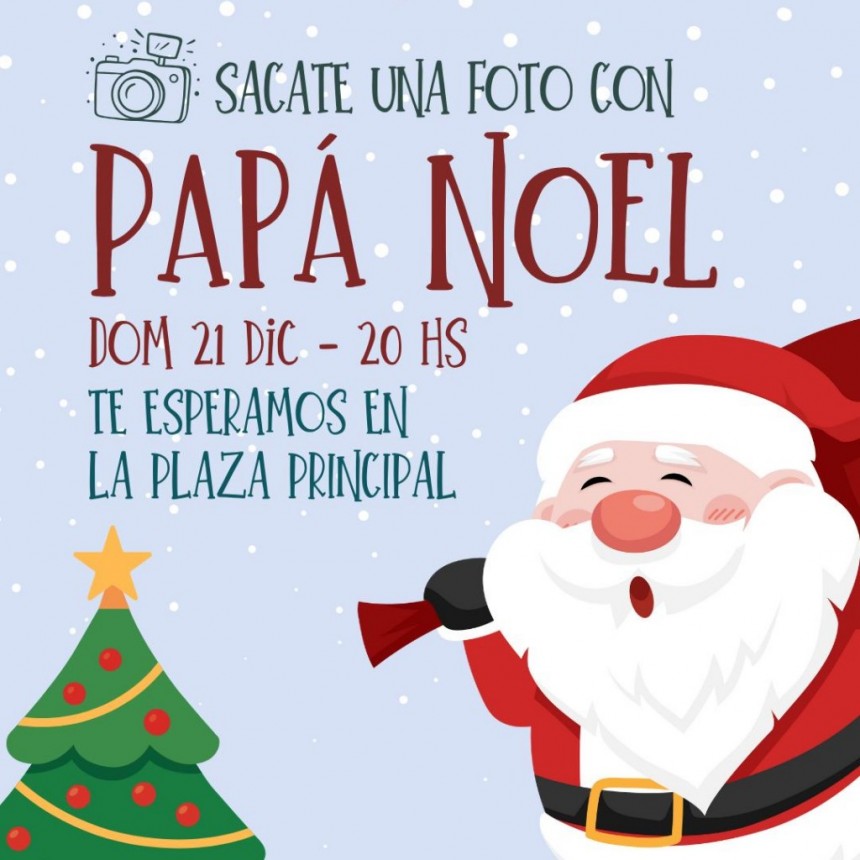 FOTO CON PAPÁ NOEL Y CONCIERTO DE LA ESPERANZA