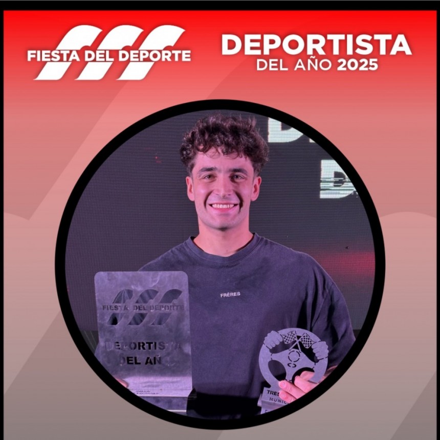 FRANCISCO FIEL FUE ELEGIDO COMO MEJOR DEPORTISTA DEL 2025