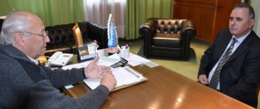 ALVAREZ Y VIÑALES RECORRIERON LA OBRA DE CLOACAS