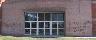 PINTADAS EN EL GIMNASIO DE UNION 