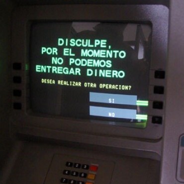 MUCHAS QUEJAS POR LA FALTA DE DINERO EN CAJEROS