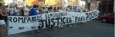 MARCHA POR EL ESCLARECIMIENTO DE LA MUERTE DE POCHO FARIAS