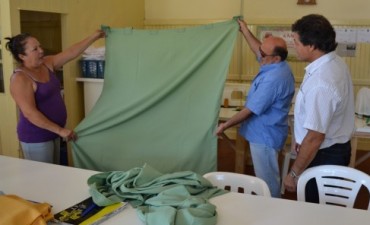 DREESSEN Y BARREIRO VISITARON LA COOPERATIVA TEXTIL