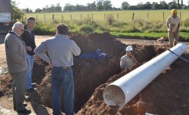 EL INTENDENTE RECORRIO OBRAS PUBLICAS CON SUS PRINCIPALES FUNCIONARIOS