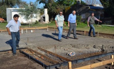 ROBERTO ALVAREZ RECORRIO LAS OBRAS QUE ESTAN EN MARCHA