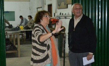 EL INTENDENTE VISITO EL CENTRO DE FORMACION PROFESIONAL