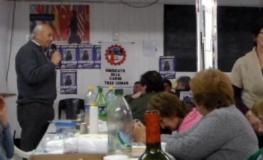 EL FRENTE JUSTICIALISTA VECINAL ORGANIZO UNA CENA CON SIMPATIZANTES
