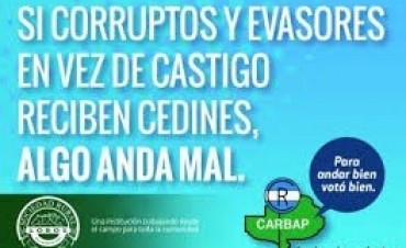 CARBAP LANZO CAMPAÑA PUBLICITARIA PARA VOTAR CONTRA EL GOBIERNO