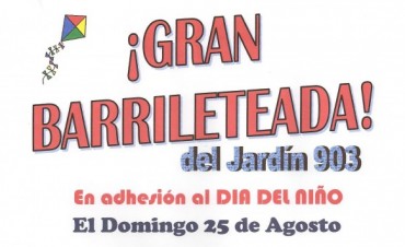 GRAN BARRILETEADA ORGANIZADA POR EL JARDIN DE INFANTES Nº 903