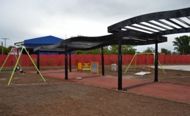 AVANZA LA OBRA EN LA PLAZA ‘BARRIO NORTE’ 